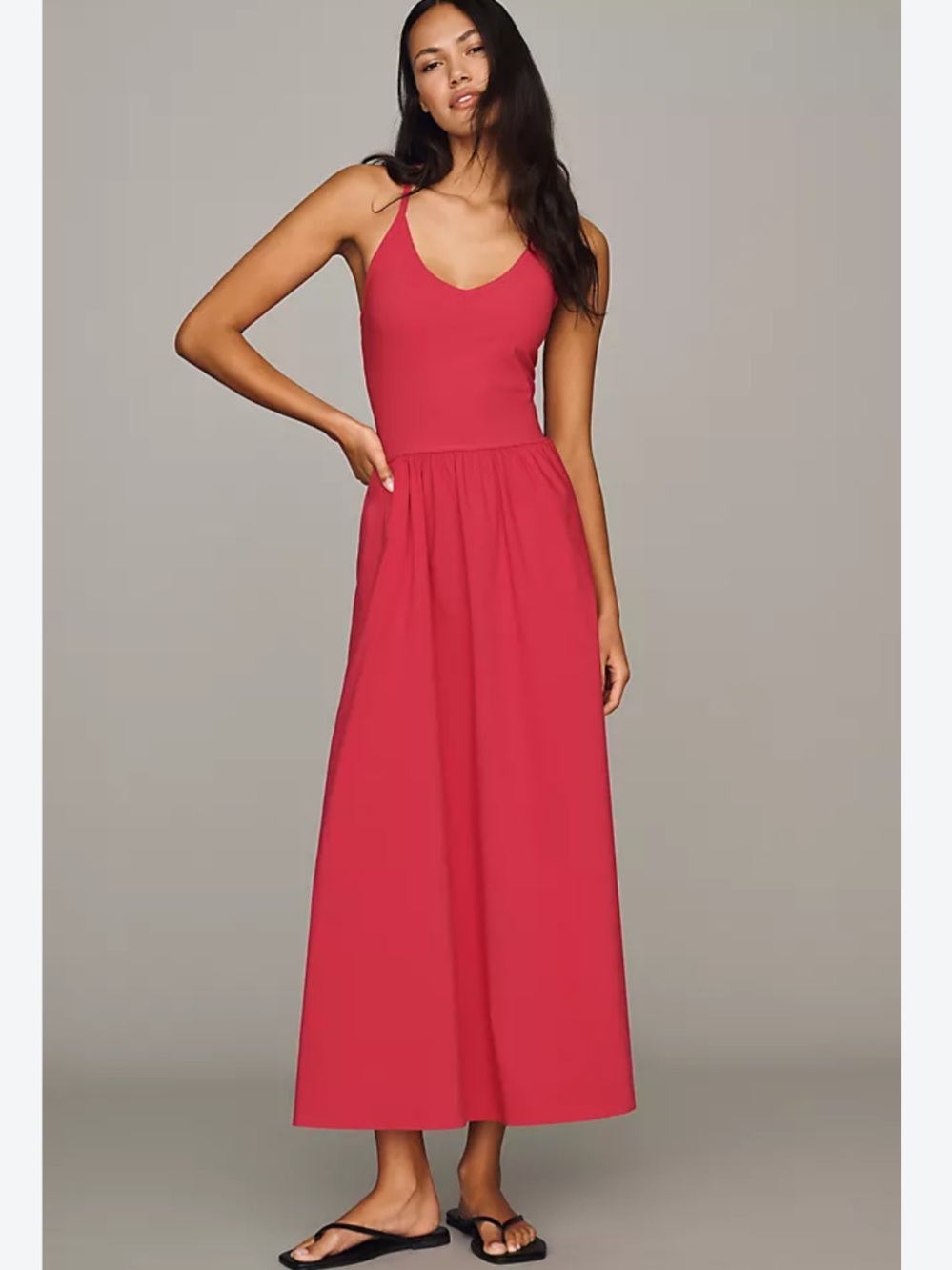 Sweaty Betty Explorer Ribbed Halter Maxi Dress New!